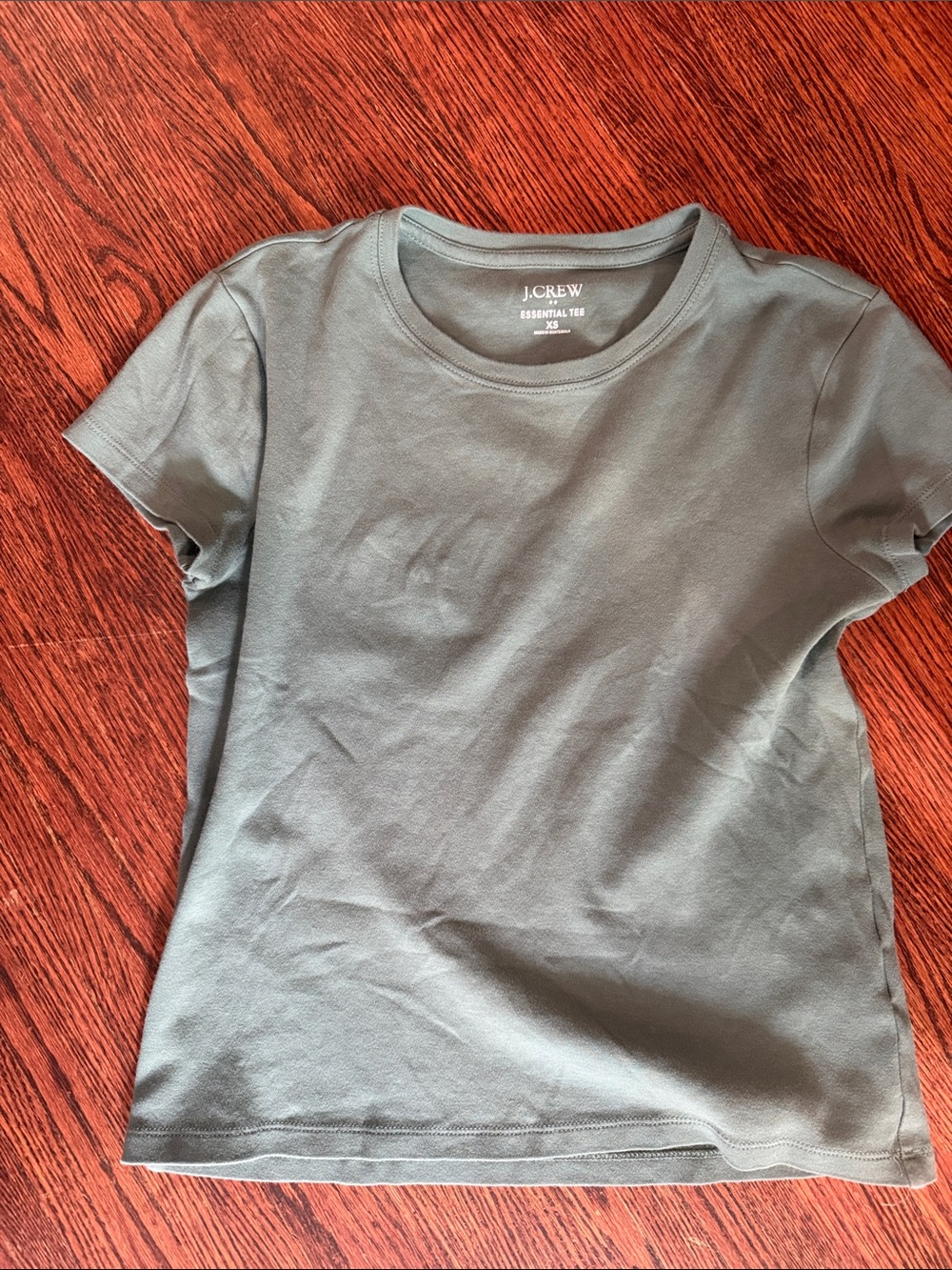 J.Crew Seafoam Green Short Sleeve Crewneck Tee